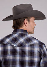 Roper Apparel Men's Multi Blue Plaid Western Snap Shirt