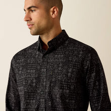 Ariat Black Multi Print Micah Modern Fit Button-Down Shirt for Men