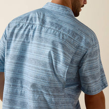 Ariat Men's Blue Southwest Print VentTEK Outbound Short Sleeve Button-Down Classic Fit Shirt