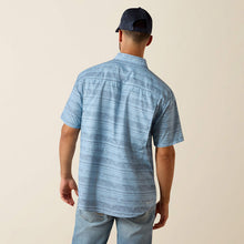 Ariat Men's Blue Southwest Print VentTEK Outbound Short Sleeve Button-Down Classic Fit Shirt