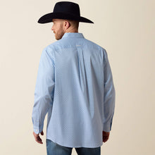 Ariat Men's Blue Diamond Print Everything Classic Fit Button-Down Shirt