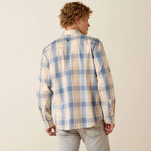 Ariat Men's Retro Horace Sandshell Plaid Fitted Western Snap Shirt