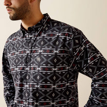 Ariat Men's Black Southwest Print 360 Airflow Classic Fit Button-Down Shirt