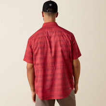 Ariat Men's Red Southwest Print VentTEK Outbound Short Sleeve Button-Down Classic Fit Shirt