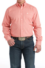 Pard's Western Shop Cinch Men's Red/White Chain Print Button-Down Shirt