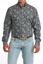 Pard's Western Shop Cinch Multi Color Paisley Print Button-Down Shirt for Men
