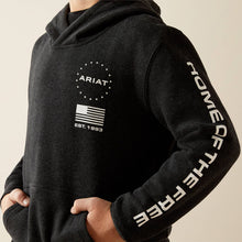 Ariat Boys Charcoal Patriot Hoodie