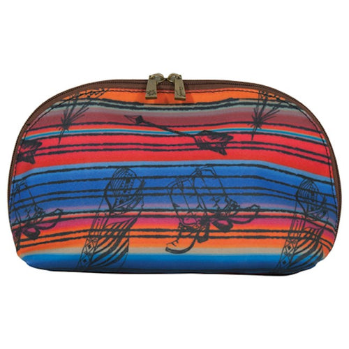 Pard's Western shop CatchFly Rio Serape Pattern Coated Canvas Arched Pouch