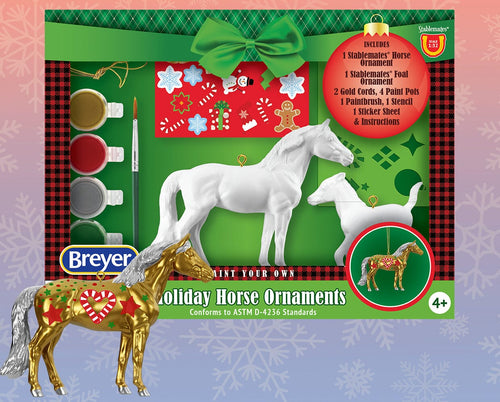 Pard's Western Shop Breyer 2023 Holiday Paint Your Horse Ornament Craft Kit