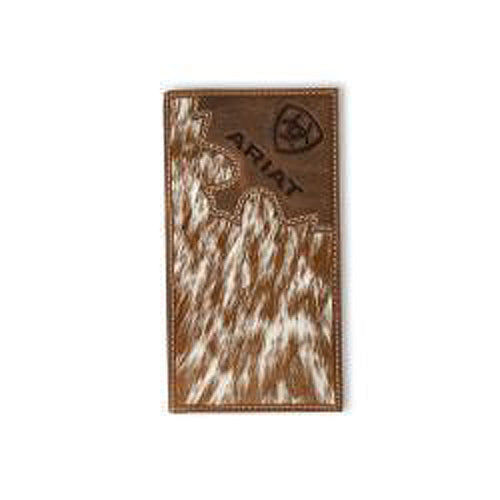 Pard's Western Shop Ariat Brown Brindle Calf Hair Rodeo Wallet