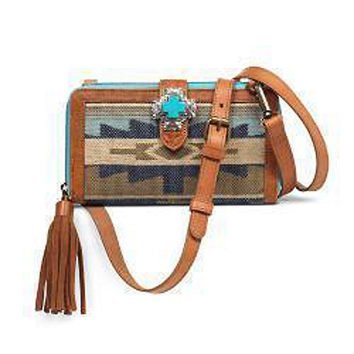 Leather Purse Ariat Crossbody Bag ARIAT Serape Fringe Style