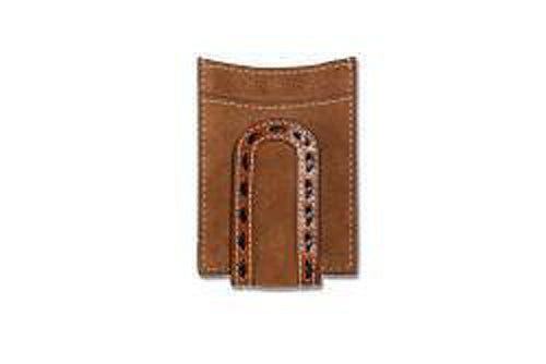 Pard's Western Shop 3D Brown Roughout Money Clip Wallet