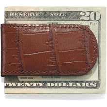 Brighton Croc Money Clip - Available in Black or Brown
