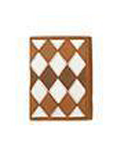 Pard's Western Shop Nocona Multi Colored Diamond Patches Trifold Wallet