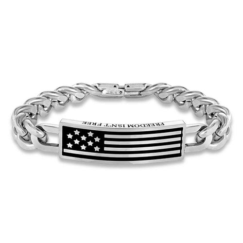 Pard's Western Shop Montana Silversmiths Freedom Isn't Free Bracelet