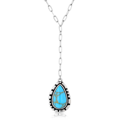 Pard's Western shop Montana Silversmiths Prickly Pear Turquoise Necklace