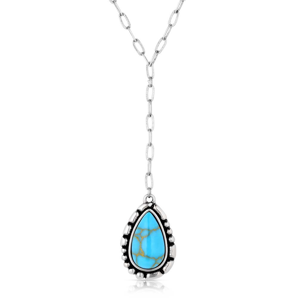 Pard's Western shop Montana Silversmiths Prickly Pear Turquoise Necklace