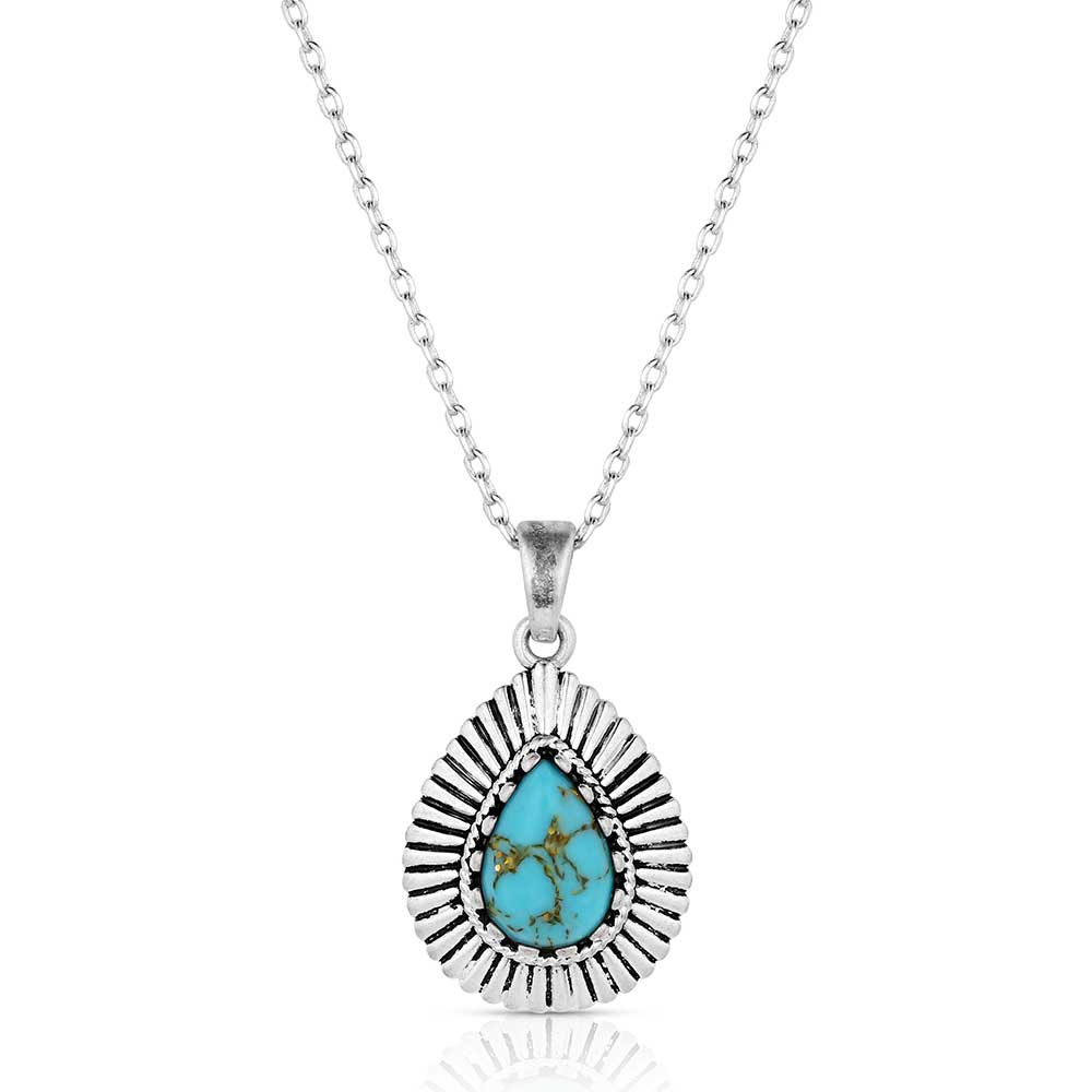 Pard's Western Shop Montana Silversmiths Turquoise Sunrise Necklace