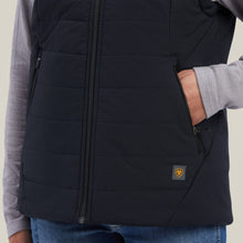 Ariat Women's Rebar Valkyrie Black Stretch Canvas Insulated Vest
