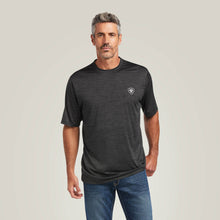 Ariat Charcoal Vertical Flag Charger Tee for Men