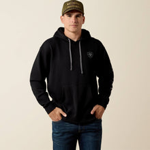 Pard's Western Shop Ariat Black Logo Hoodie for Men
