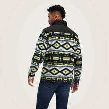 Ariat Lime/Black Southwest Print 2.0 1/4 Zip Sweatshirt for Men