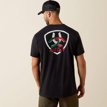 Ariat Tres Herradauras Classic Fit Black T-Shirt for Men