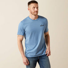 Ariat Cattle Company Blue T-Shirt for Men