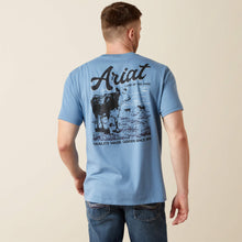 Pard's Western shop Ariat Cattle Company Blue T-Shirt for Men