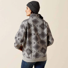 Ariat Women's Sienna Grey Southwest Print 1/2 Zip Sweatshirt