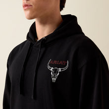 Ariat Men's "Land of the Free" Bison Bureau Black Hoodie