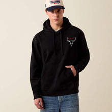 Ariat Men's "Land of the Free" Bison Bureau Black Hoodie