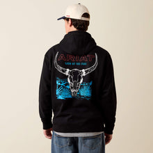 Pard's Western Shop Ariat Men's "Land of the Free" Bison Bureau Black Hoodie
