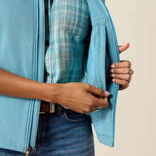 Ariat Women's Blue Heather Softshell Logo Vest