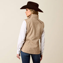 Ariat Women's Faded Leopard Print Softshell Logo Vest