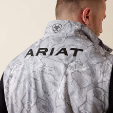 Ariat Men's Grey Camo Print Softshell Logo Vest