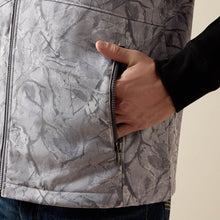 Ariat Men's Grey Camo Print Softshell Logo Vest