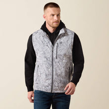 Pard's Western Shop Ariat Men's Grey Camo Print Softshell Logo Vest