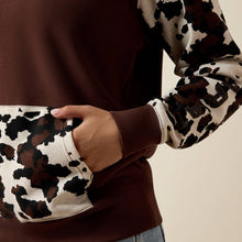 Ariat Women's Chocolate Printed 2.0 Logo Hoodie