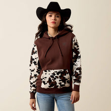 Pard's Western Shop Ariat Women's Chocolate Printed 2.0 Logo Hoodie