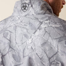 Ariat Men's Grey Camo Print Softshell Logo Jacket