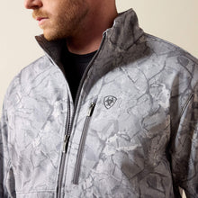 Ariat Men's Grey Camo Print Softshell Logo Jacket