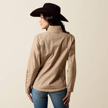 Ariat Women's Faded Leopard Print Softshell Logo Jacket