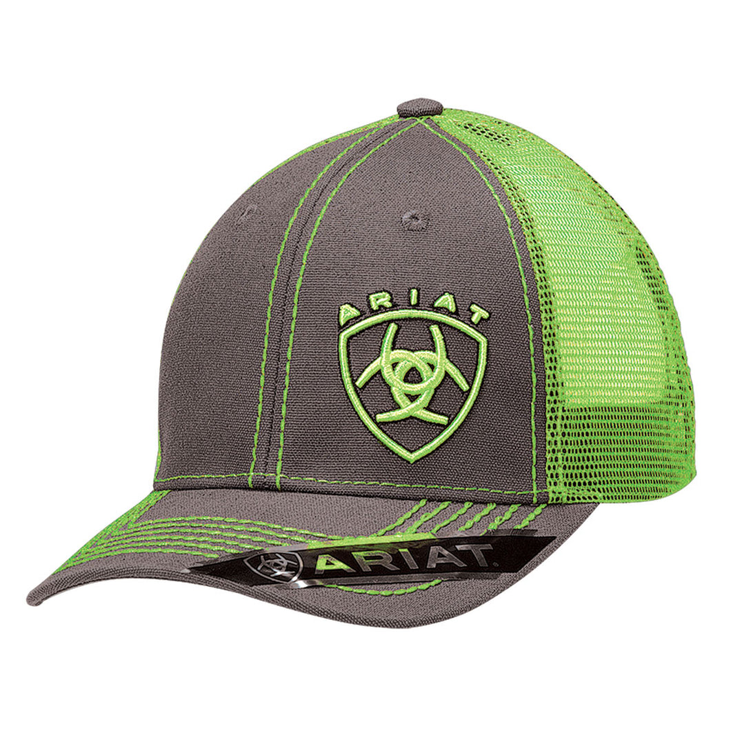 Ariat Grey & Lime Ballcap