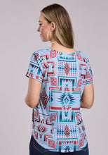 Roper Apparel Women's Multi Color Southwest Print Tee