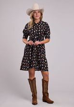 Pard's Western Shop Roper Apparel Women's Black Boot Print Dress