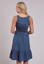 Roper Apparel Women's Denim Ruffle Tank Dress