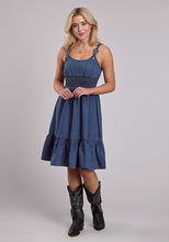 Pard's Western Shop Roper Apparel Women's Denim Ruffle Tank Dress