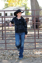 Cinch Women's Black Southwest Print Polar Fleece Jacket