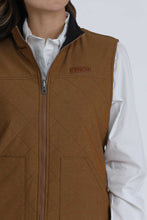 Cinch Women's Brown/Black Reversible Vest